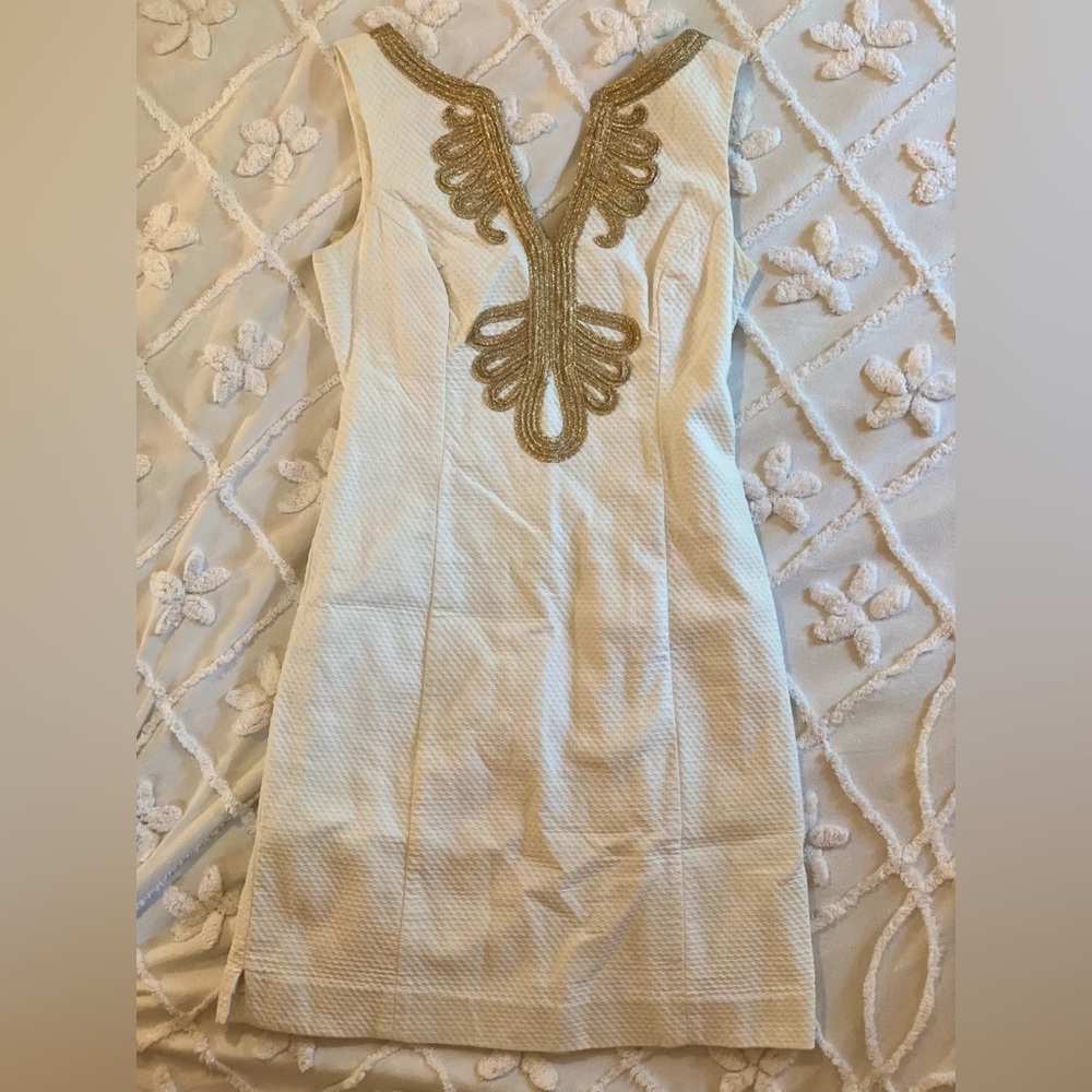 Lilly Pulitzer White Shift Dress